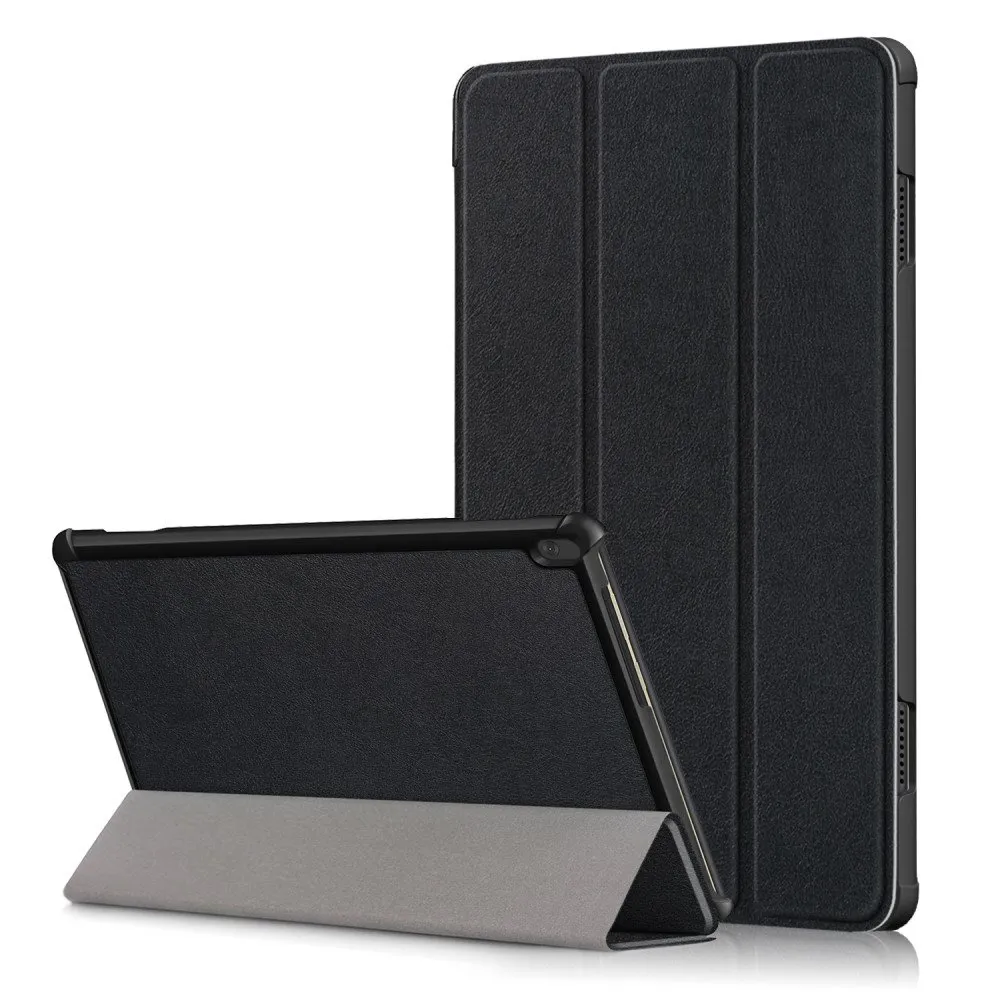 Tri - fold Veske til Lenovo Tab M10 TB - X505F/TB - X605F - Svart