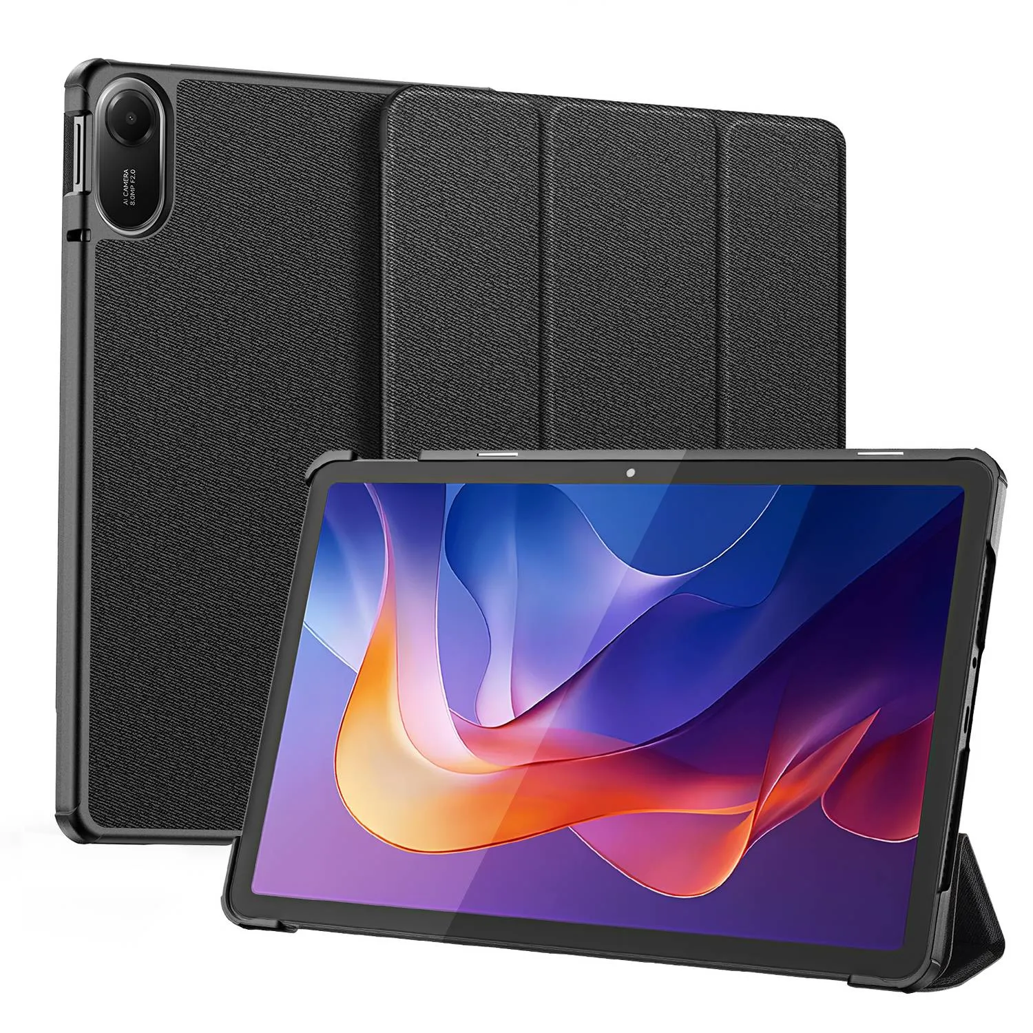 For Xiaomi Redmi Pad 2 Deksel DUX DUCIS Domo-serien Tri-fold Stativ Beskyttende Nettbrettdeksel