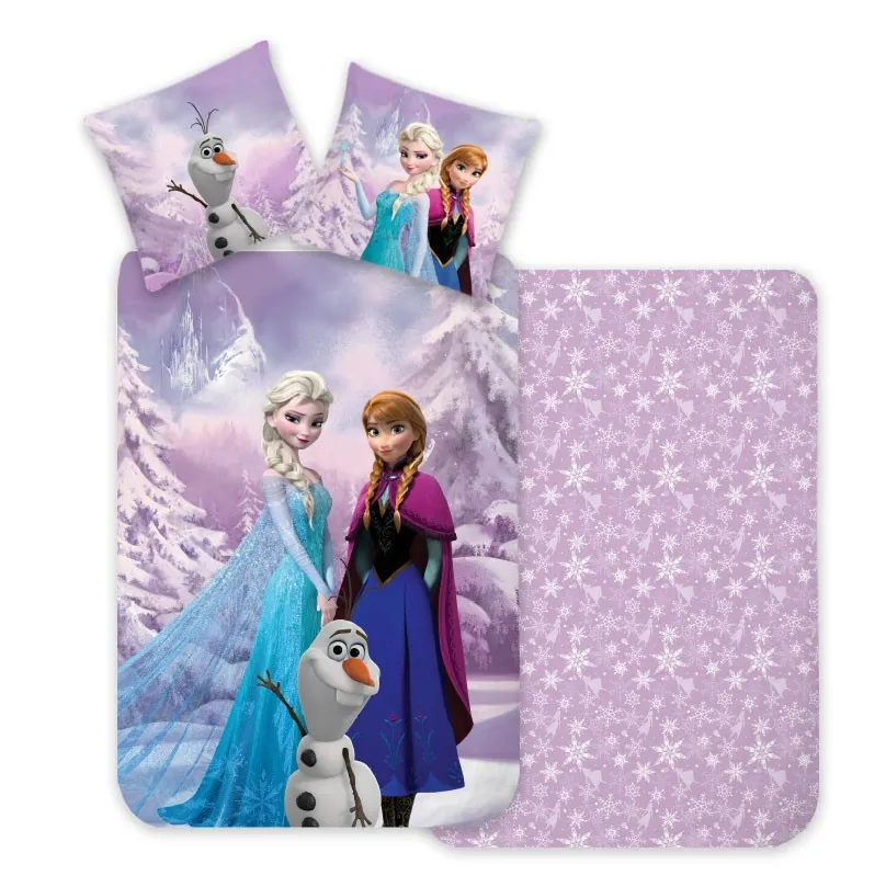 Disney Frozen 100×140 cm, 40×45 cm Snødekt barnesengesett