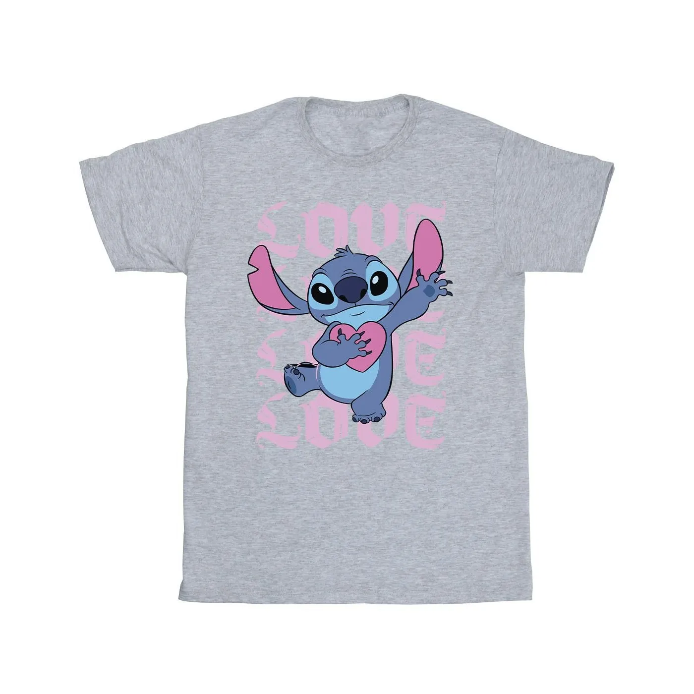 Lilo & Stitch Mens Valentine Love T-Shirt