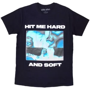 Billie Eilish - Hit Me Hard And Soft.. Marineblå T-skjorte
