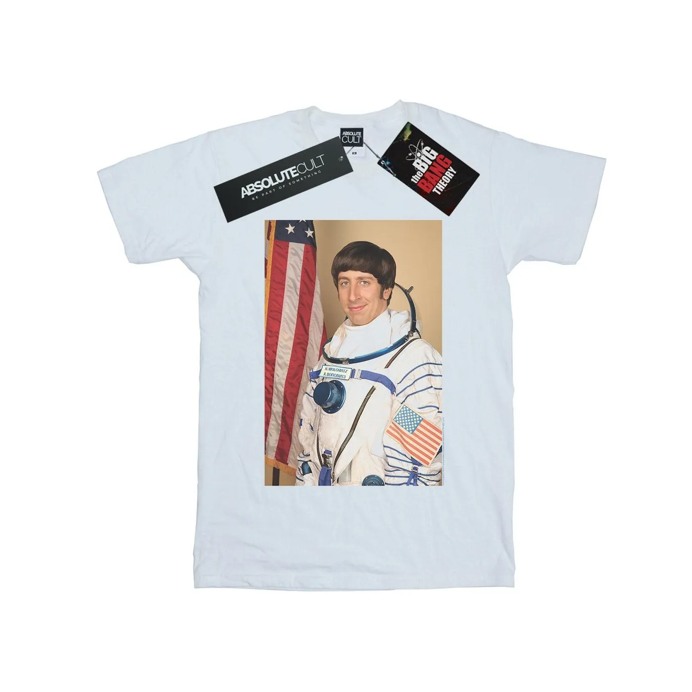 The Big Bang Theory Womens/Ladies Howard Wolowitz Rocket Man Cotton Boyfriend T-Shirt