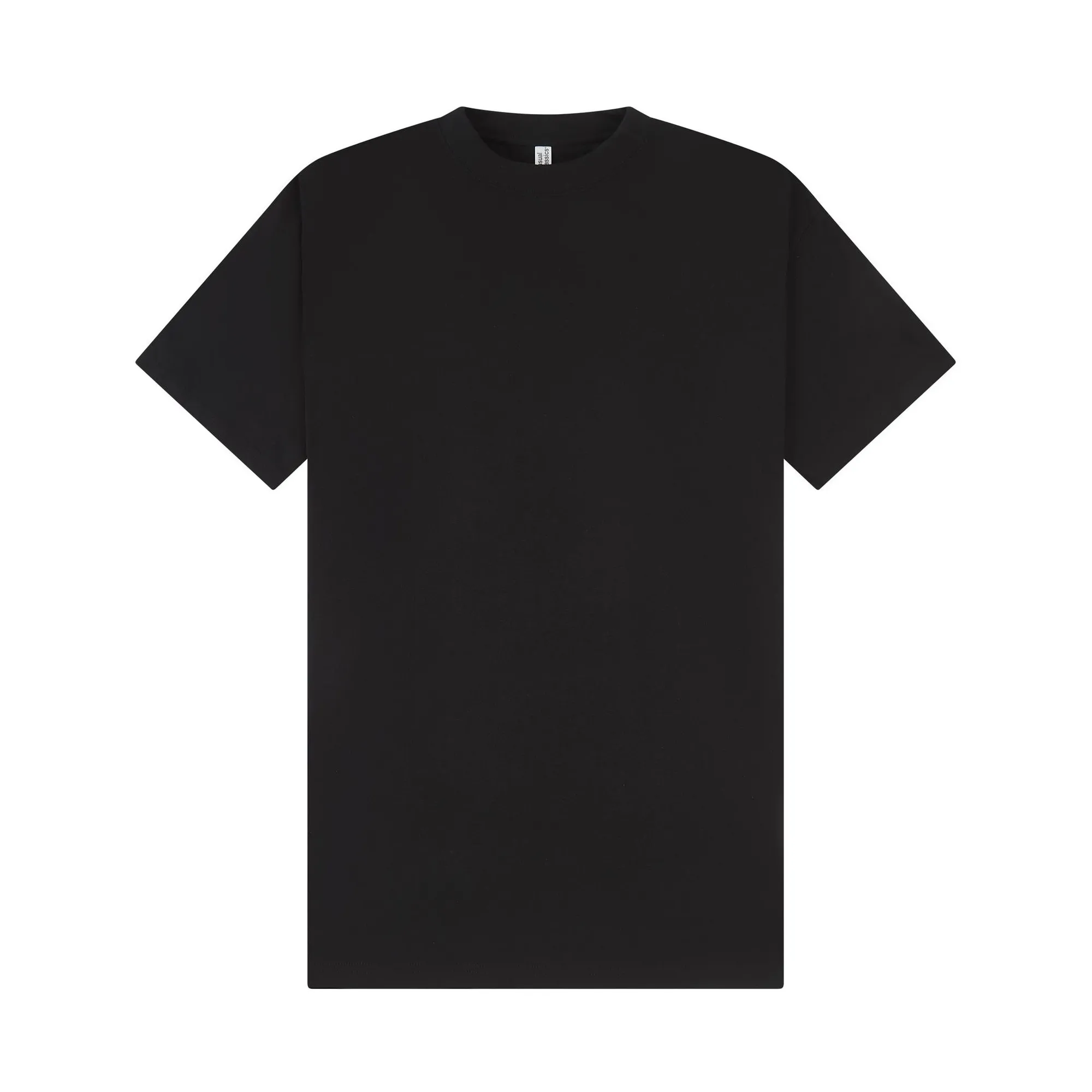 Casual Classics Unisex Adult Combed Ringspun Cotton Extended Neckline Oversized T-Shirt