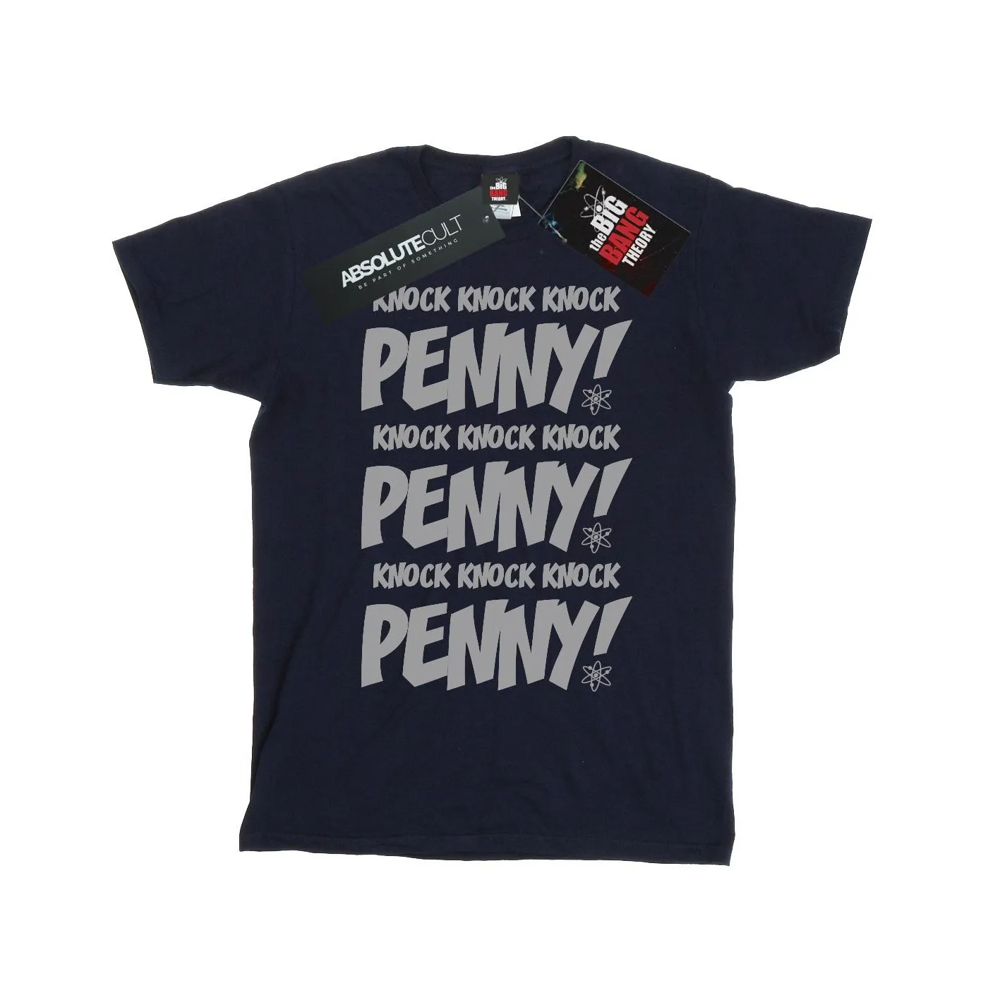 The Big Bang Theory Womens/Ladies Knock Knock Penny Cotton Boyfriend T-Shirt