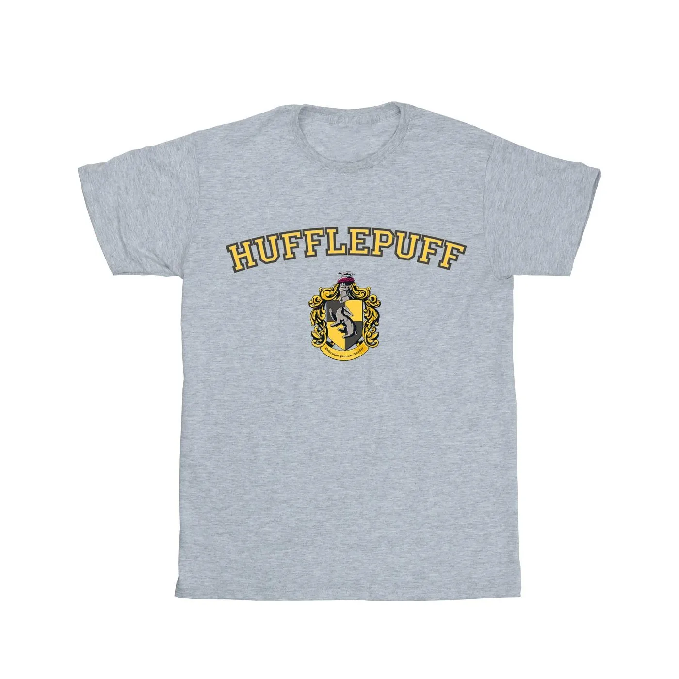 Harry Potter Womens/Ladies Hufflepuff Crest Cotton Boyfriend T-Shirt