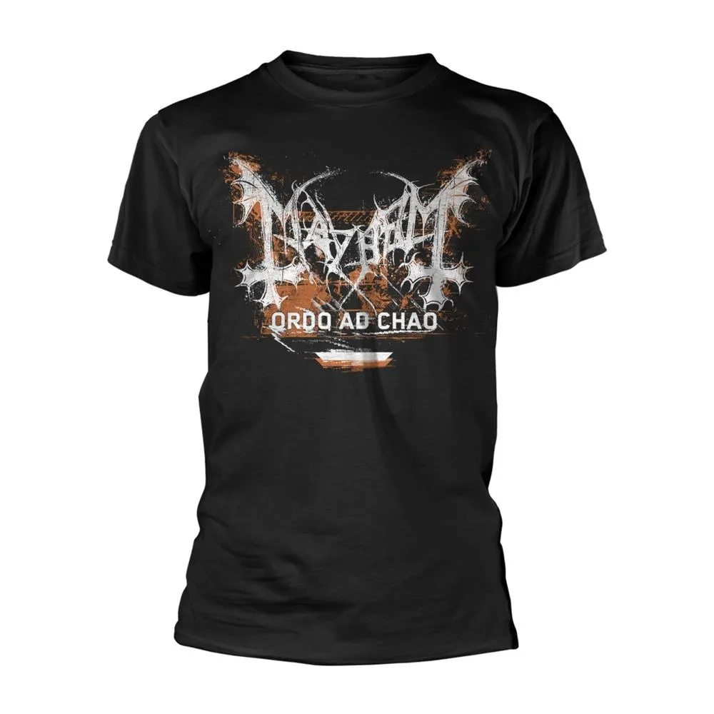 Mayhem Unisex Adult Ordo Ad Chao Logo T-Shirt