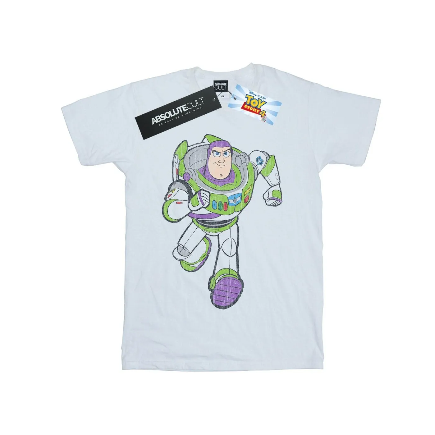 Disney Mens Toy Story 4 Classic Buzz Lightyear T-Shirt