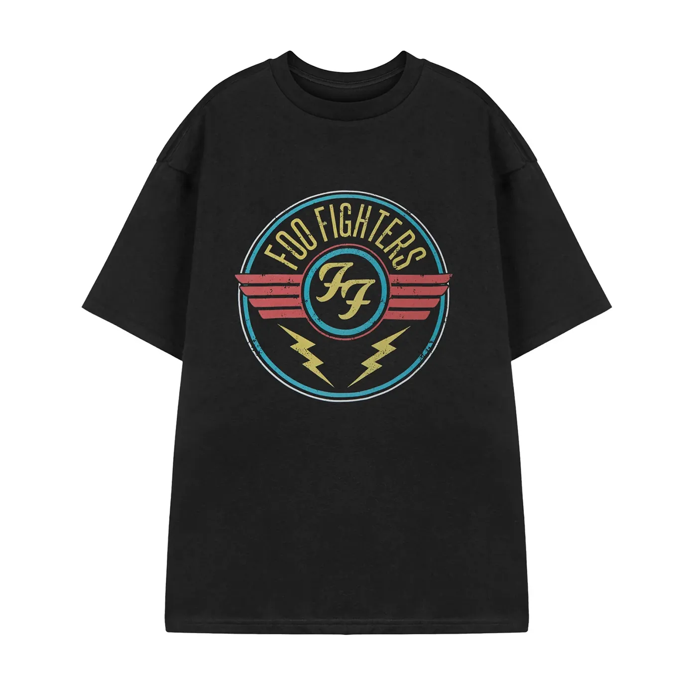 Foo Fighters Mens Lightning T-Shirt