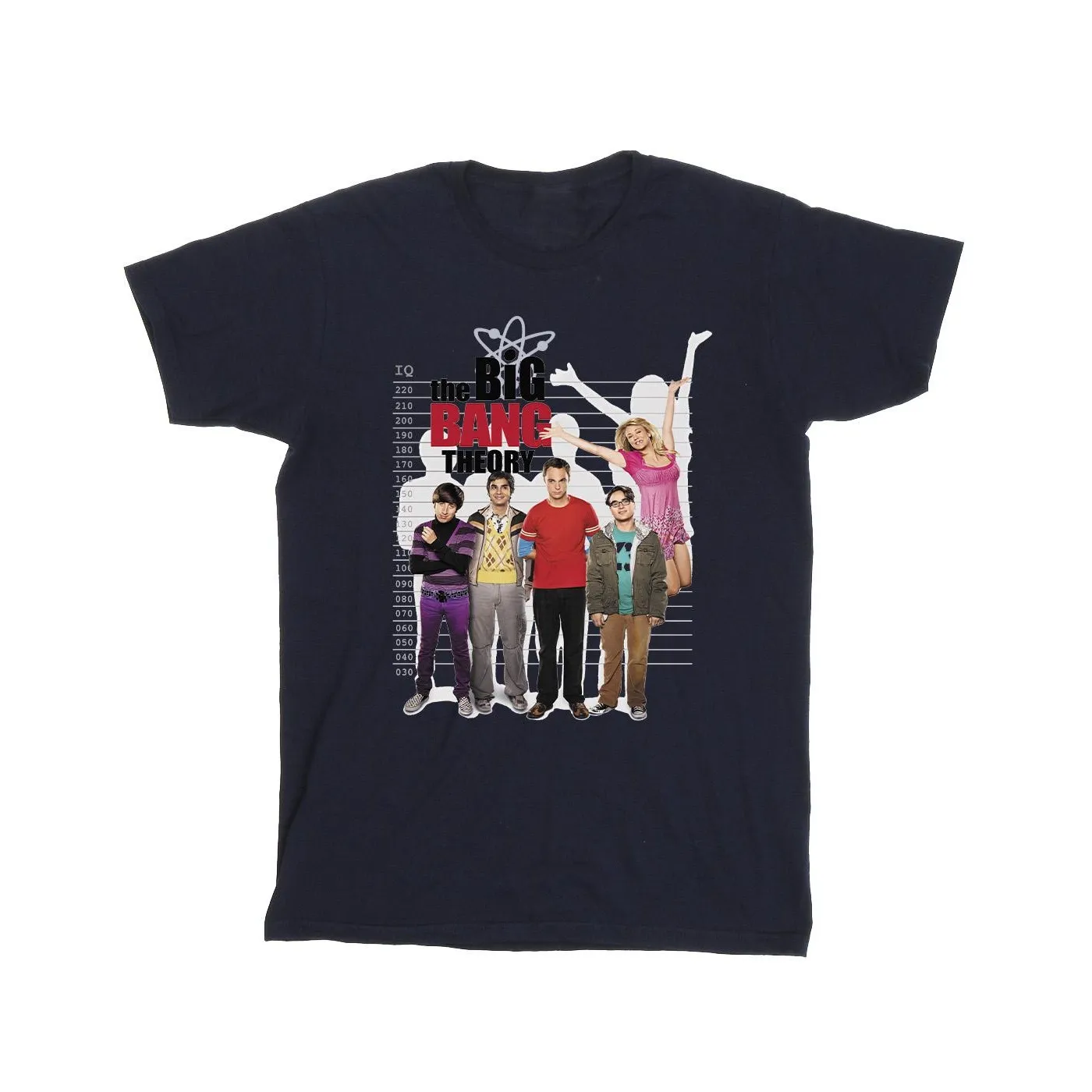 The Big Bang Theory Mens IQ Group T-Shirt