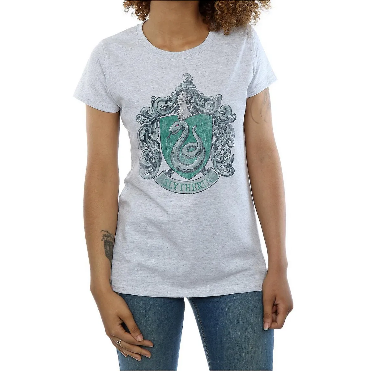 Harry Potter Womens/Ladies Slytherin T-Shirt