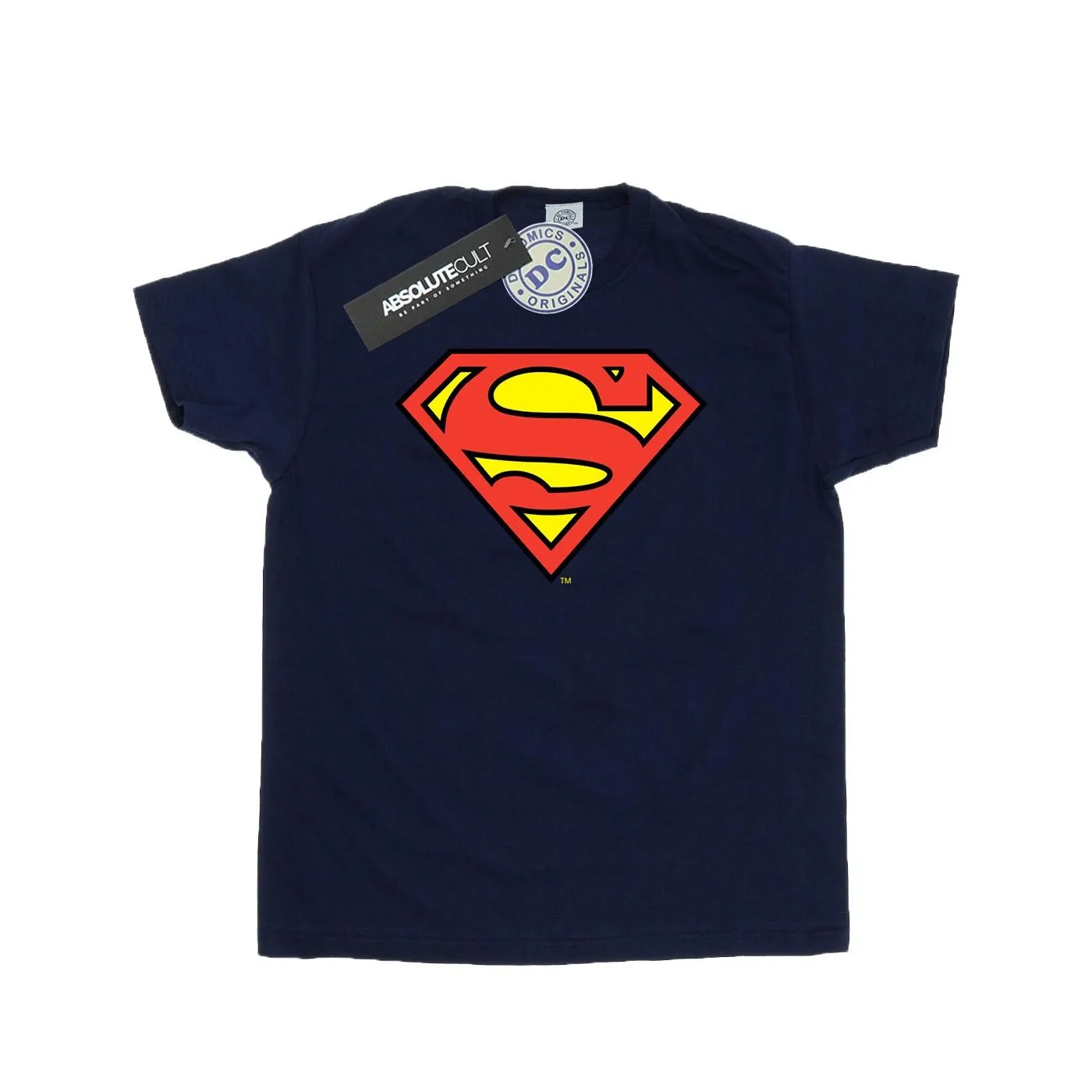 DC Comics Mens Superman Logo T-Shirt