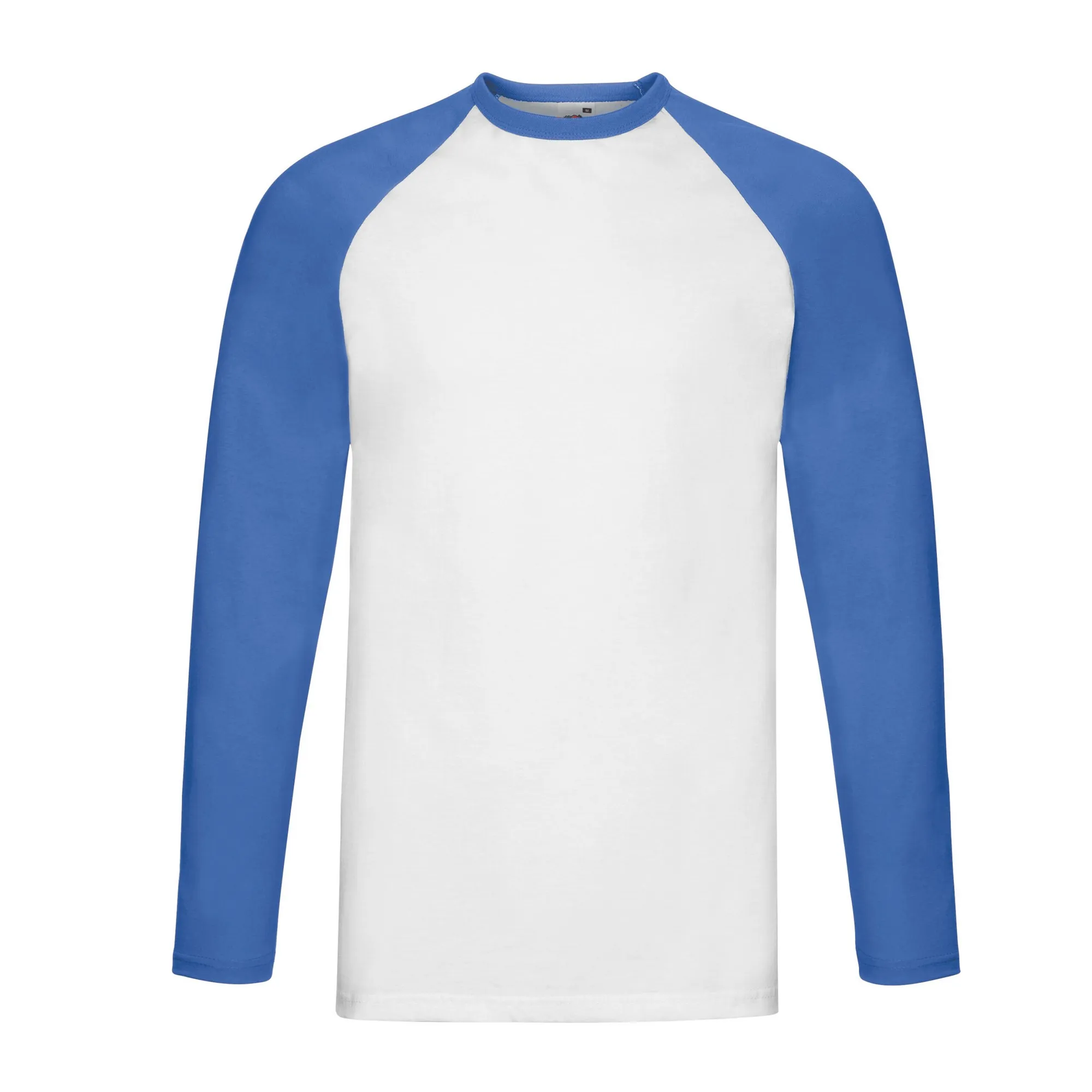 Fruit of the Loom Unisex Adult Contrast Long-Sleeved Baseball T-Shirt