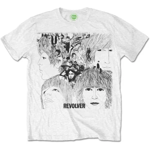 The Beatles Unisex T-Shirt: Revolver Album Cover (Medium)