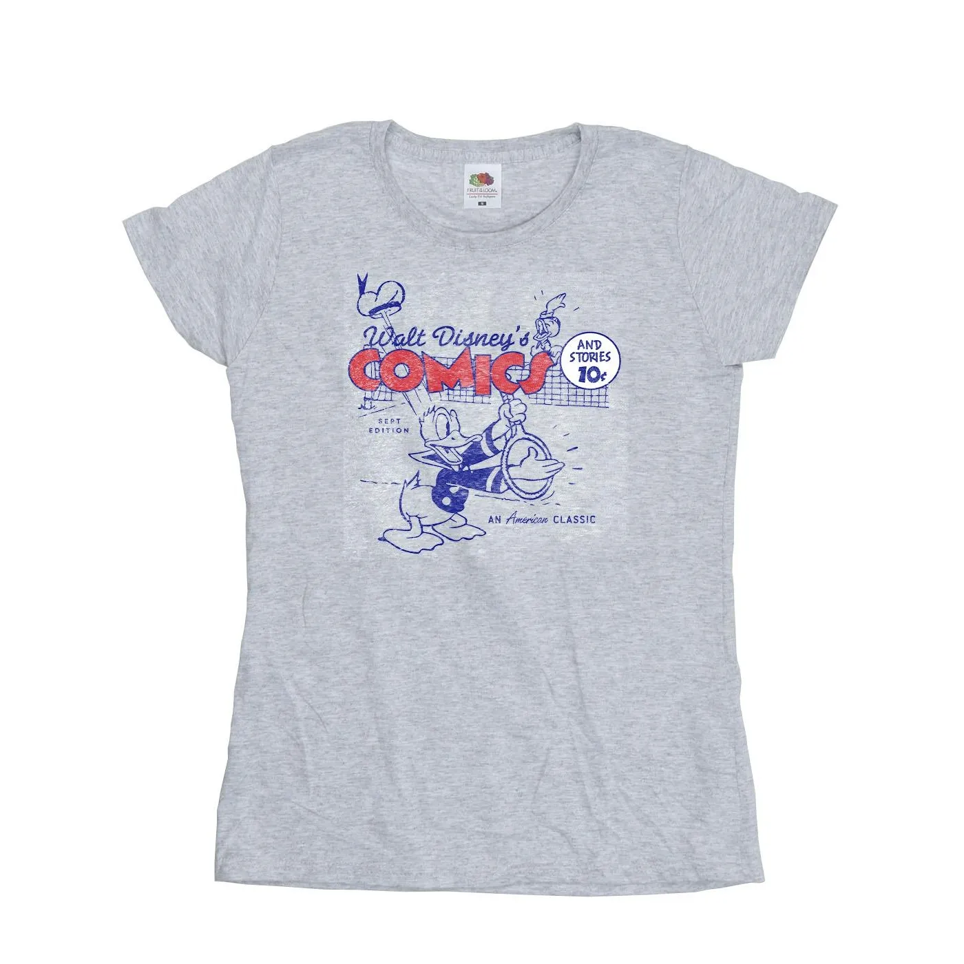 Disney Womens/Ladies Donald Duck Comics Cotton T-Shirt