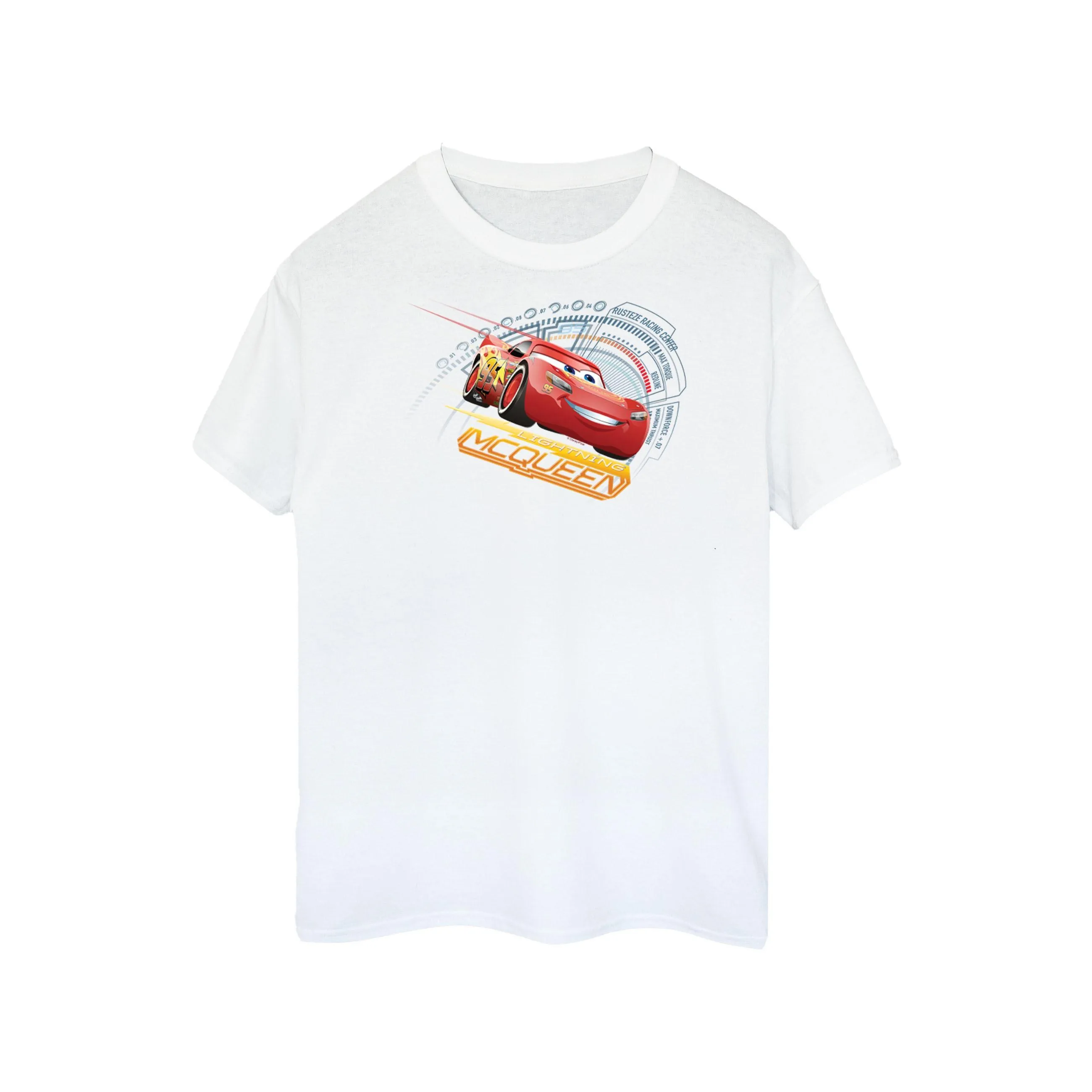 Cars Mens Lightning McQueen Cotton T-Shirt