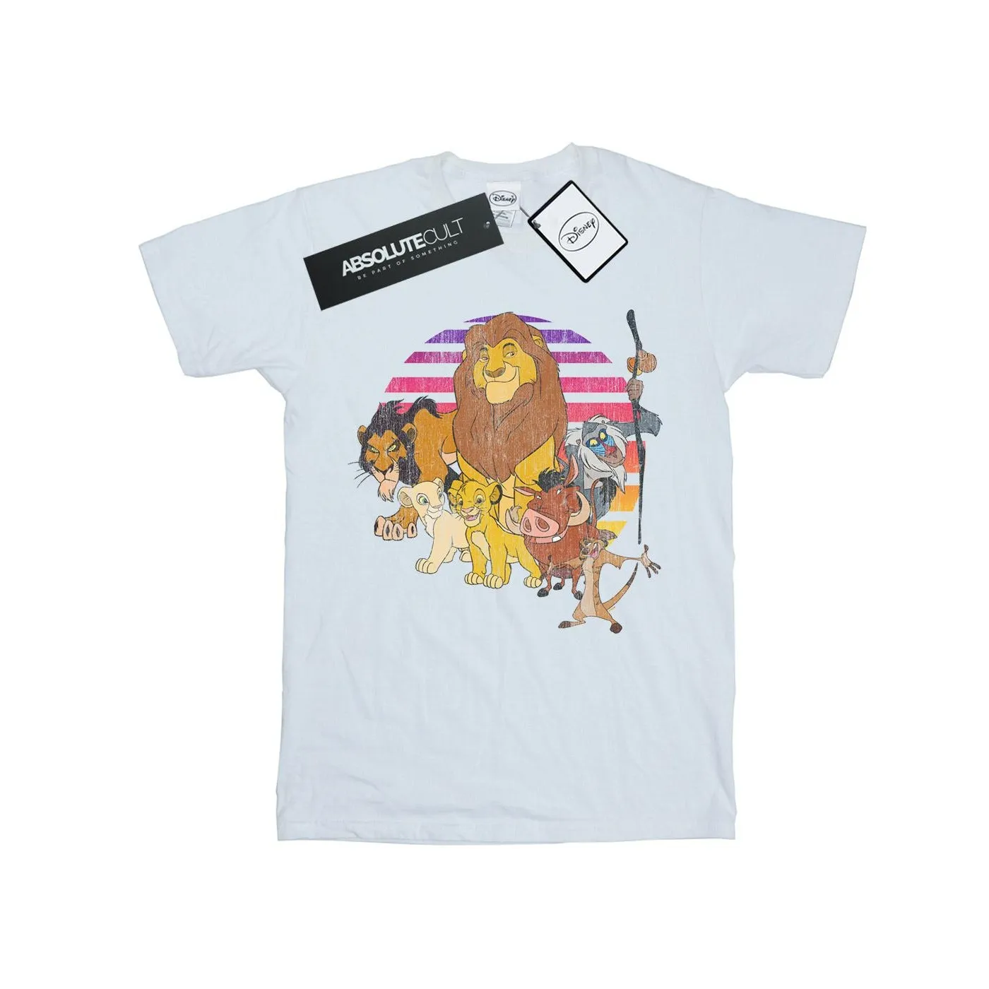 Disney Womens/Ladies The Lion King Pride Family Cotton Boyfriend T-Shirt