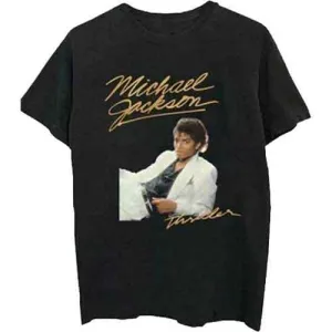 Michael Jackson - Unisex T-skjorte: Thriller Hvit Dress