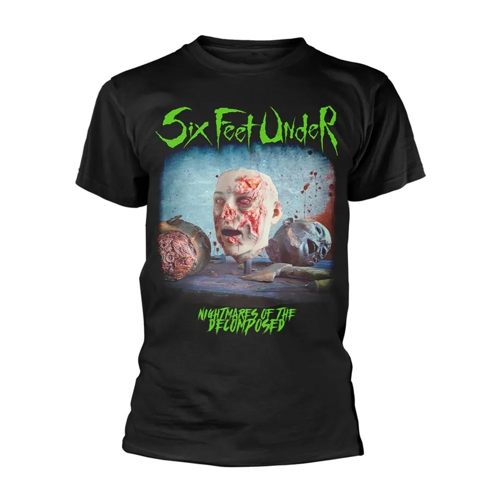 Six Feet Under Unisex Adult Nightmares Of The Decomposed T-Shirt