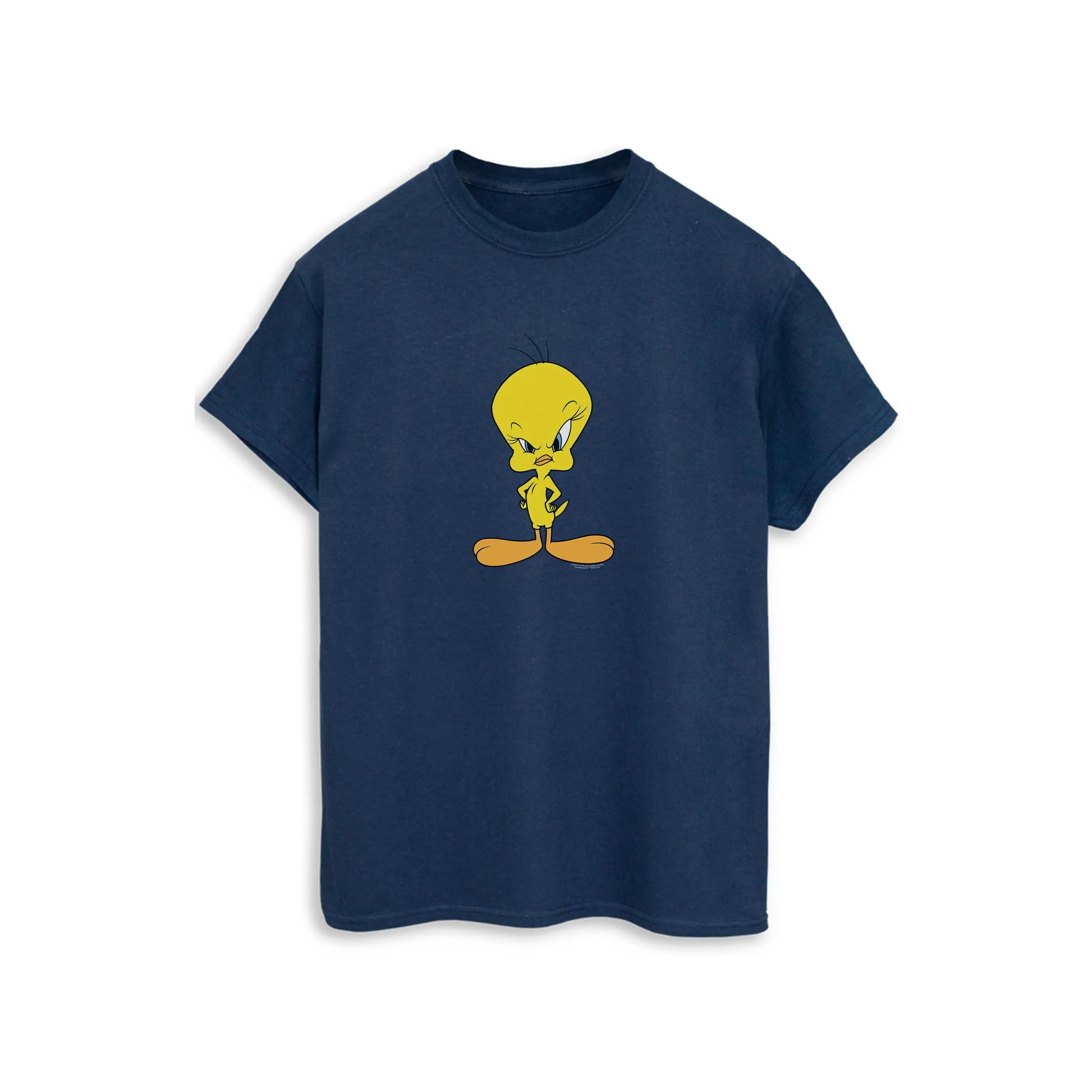 Looney Tunes Mens Angry Tweety Cotton T-Shirt