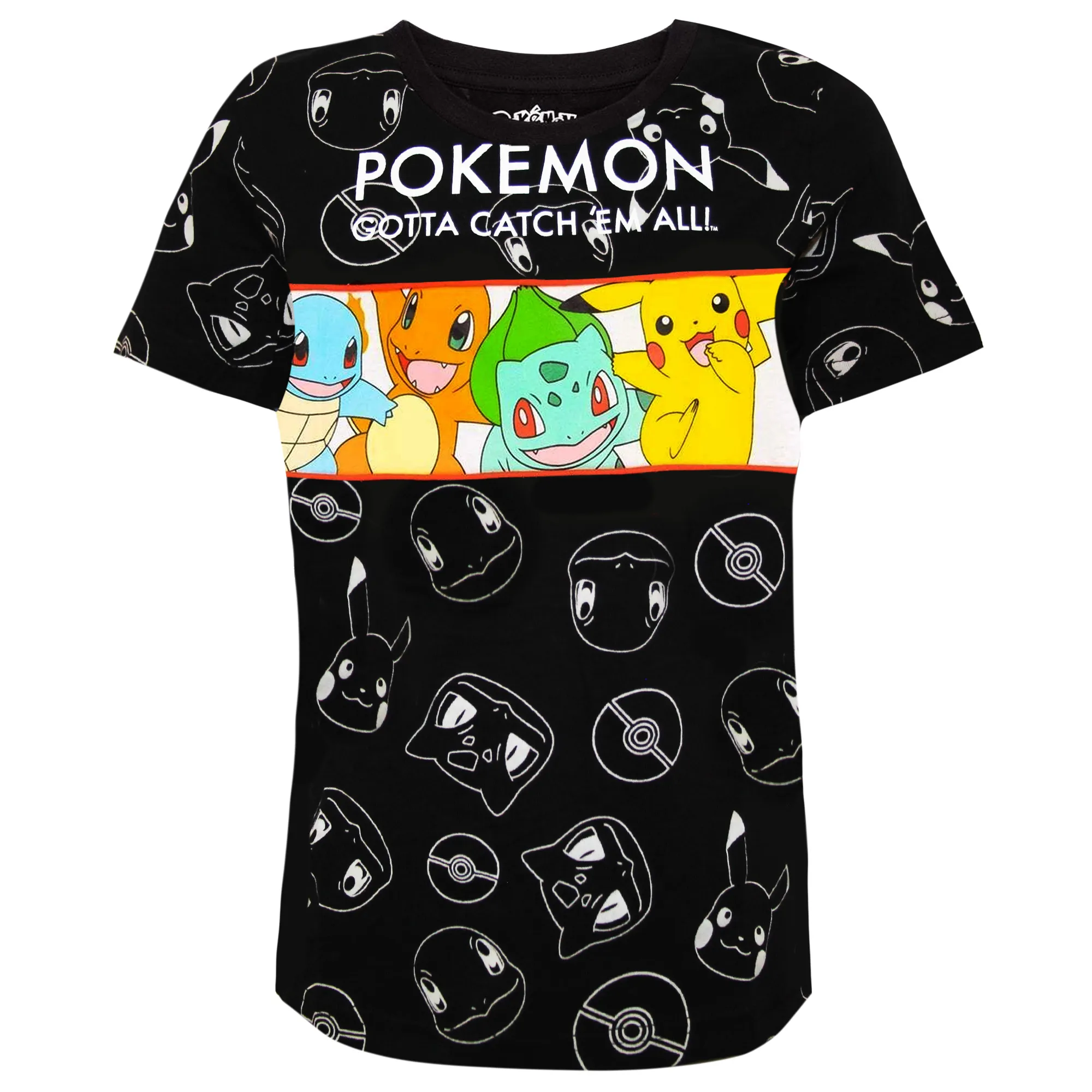 Pokemon Boys Characters T-Shirt