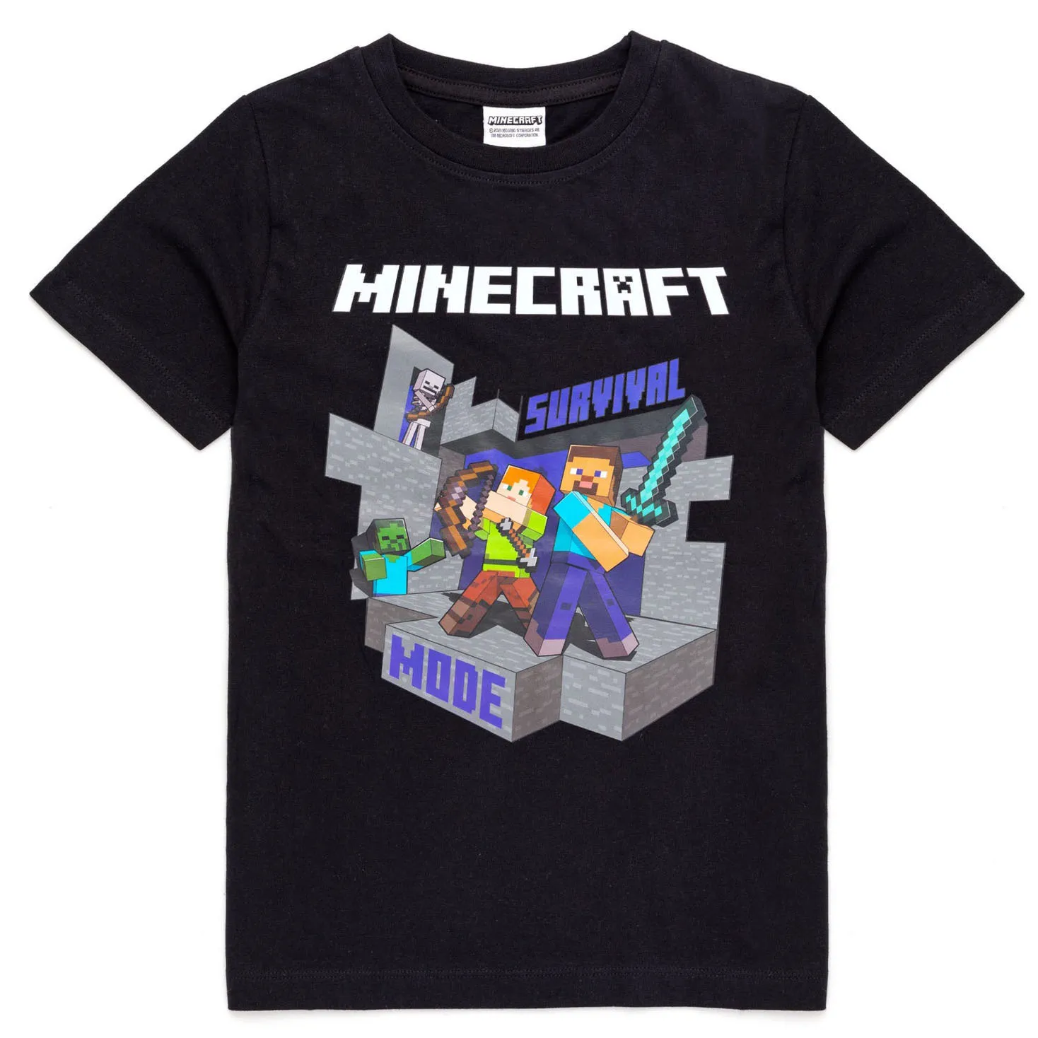 Minecraft Childrens/Kids Survival Mode T-Shirt