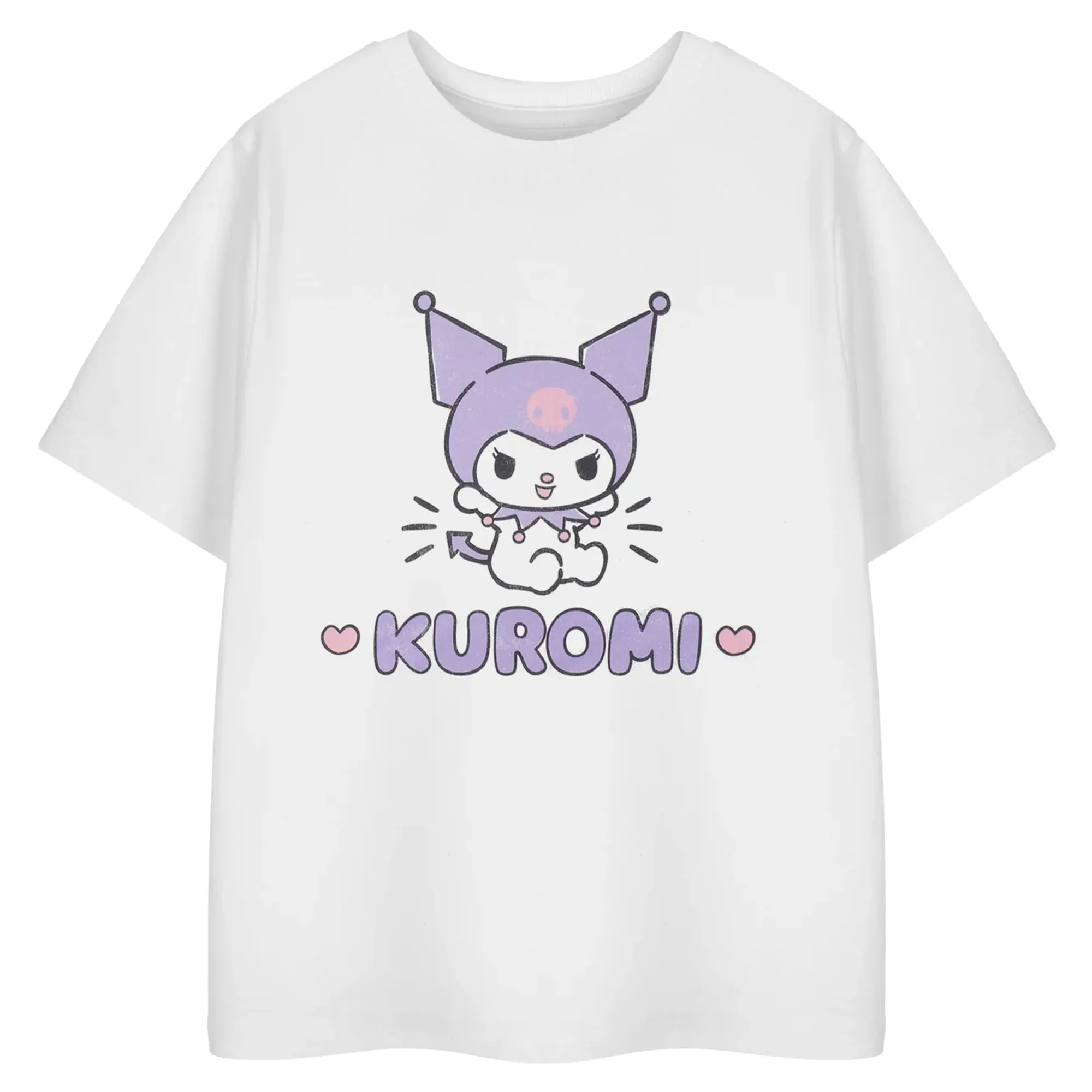 Hello Kitty Girls Kuromi Heart T-Shirt