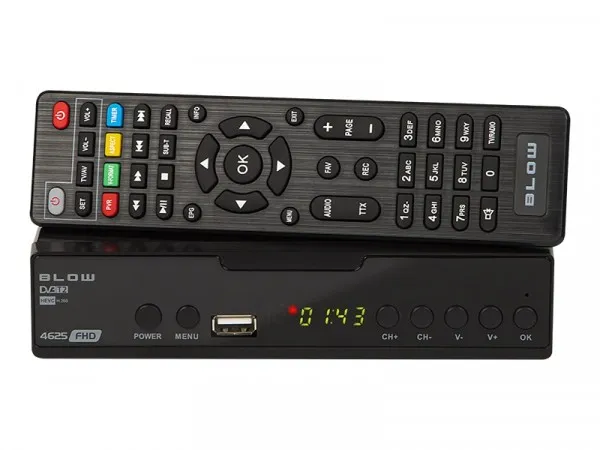 DVB-T2 dekoder BLOW 4625FHD H.265 H.265 V2 tuner