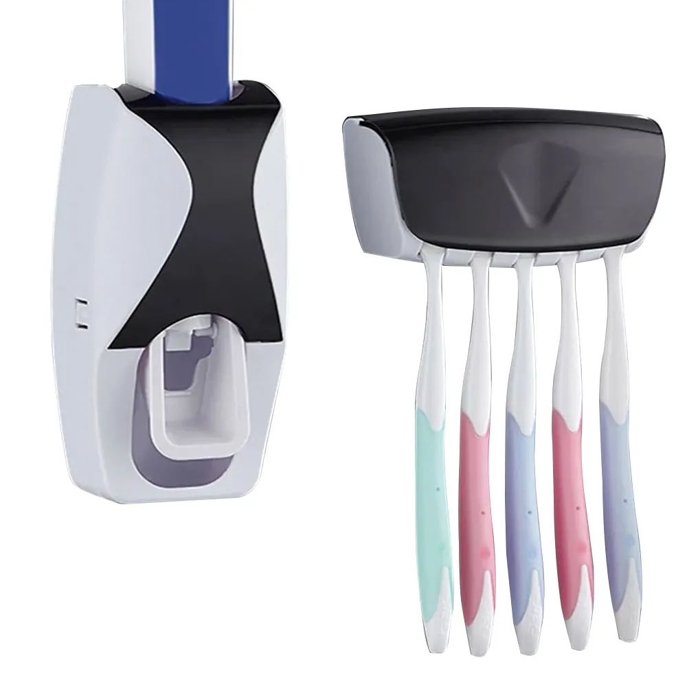 Tannkremdispenser med Tannbørsteholder