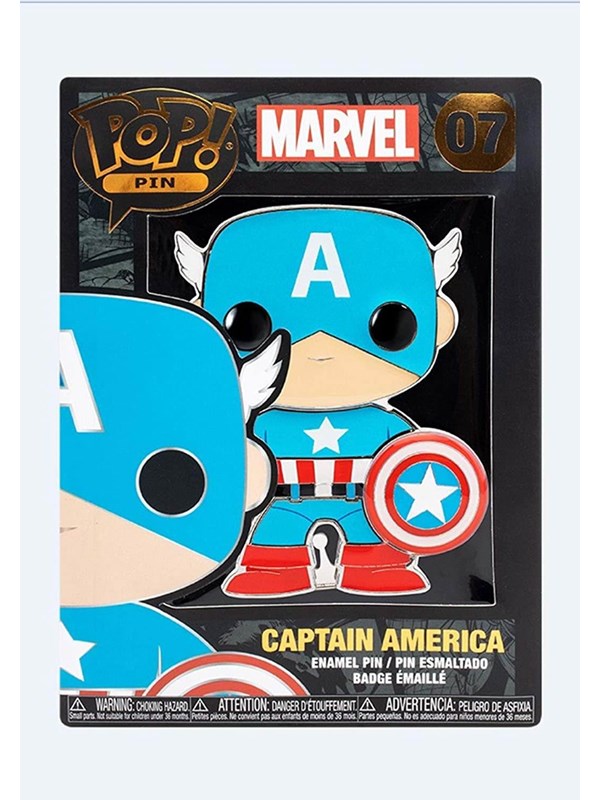 Funko! - POP! Pin: Marvel (Captain America) - Pin/Merke
