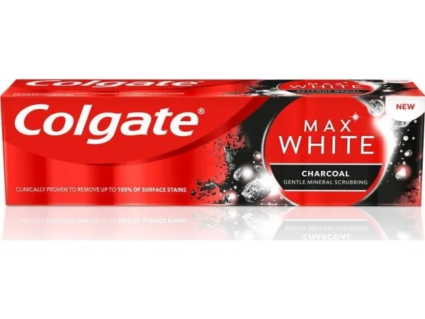 Whitening toothpaste with activated carbon Max White Charcoal 75 ml