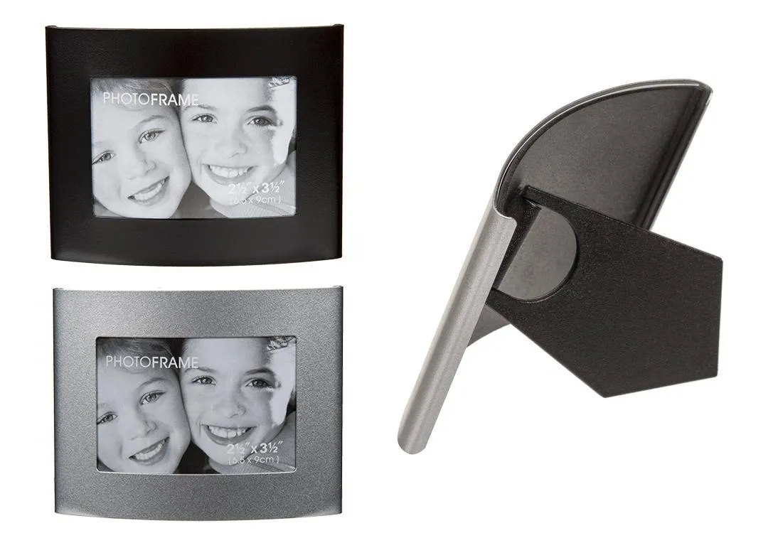 Hvelvet Fotoramme - Ramme i Metall - Bøyd Metallramme - 6 x 9 cm - 2-Pack