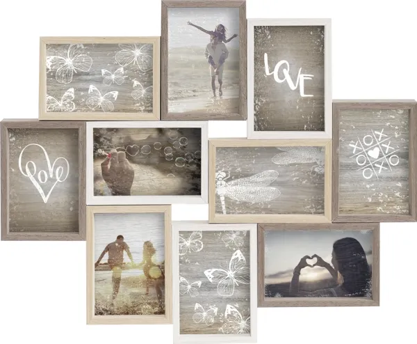 Nielsen Design Collage bildramme til 10 bilder 10x15 tre (8999345)