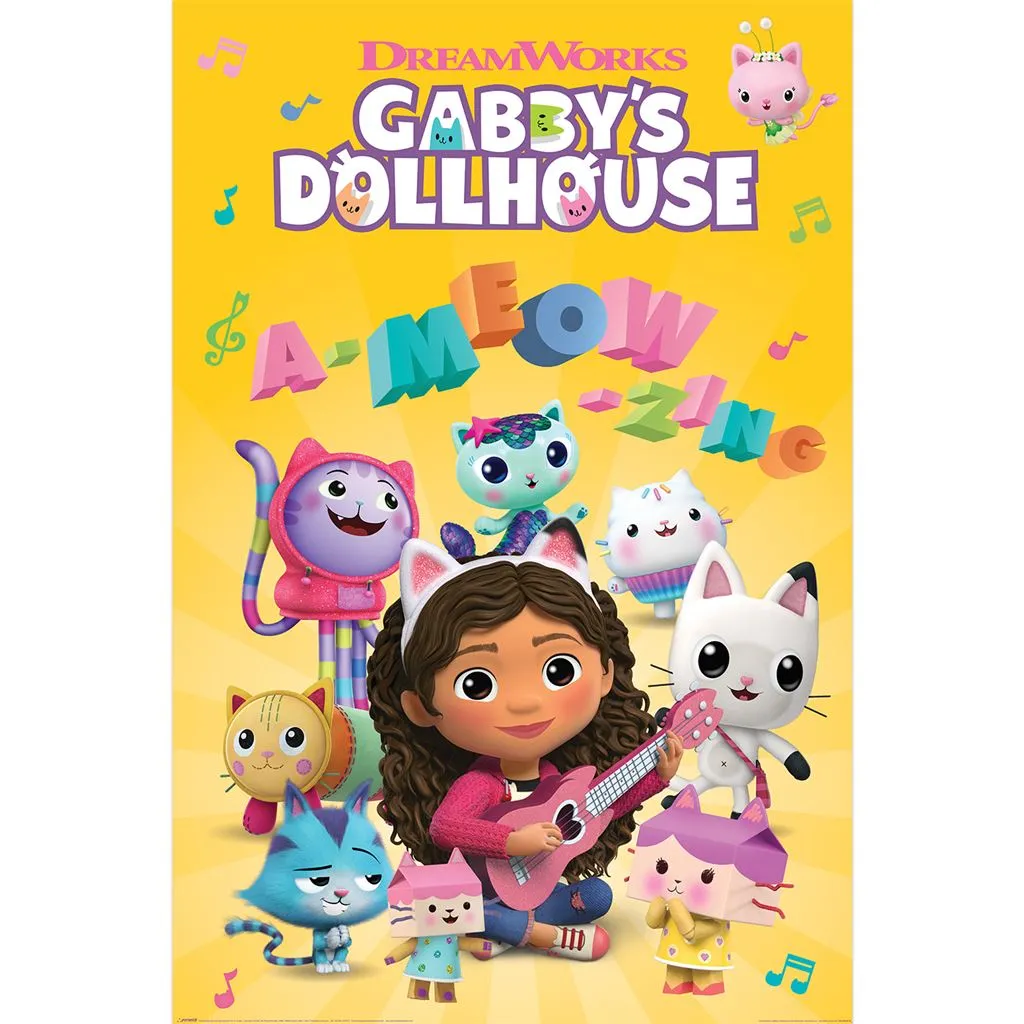 Gabby´s Dollhouse Ameowzing Maxi Poster