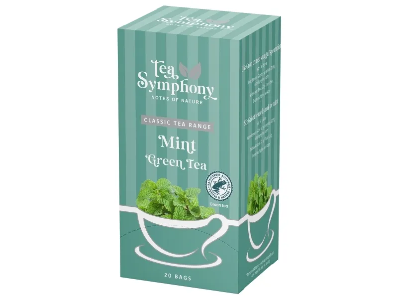Tea Symhony Mint Green Tea - (6 stk.)
