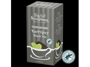 Te Sort Tea Symphony Earl Grey Black Tea 20 breve Rainforest Alliance,6 pk x 20 stk/krt