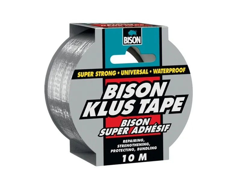 BISON, Gaffatape grå, heavy duty, 10m,