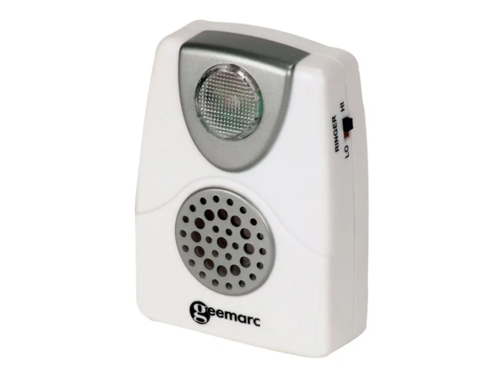 Geemarc CL11 - Visuelt ringelyd/ringeforsterker for telefon - hvit