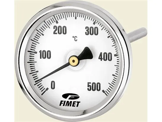 RØGGASTERMOMETER dn 63 . Ø51X150MM 0-500° C.