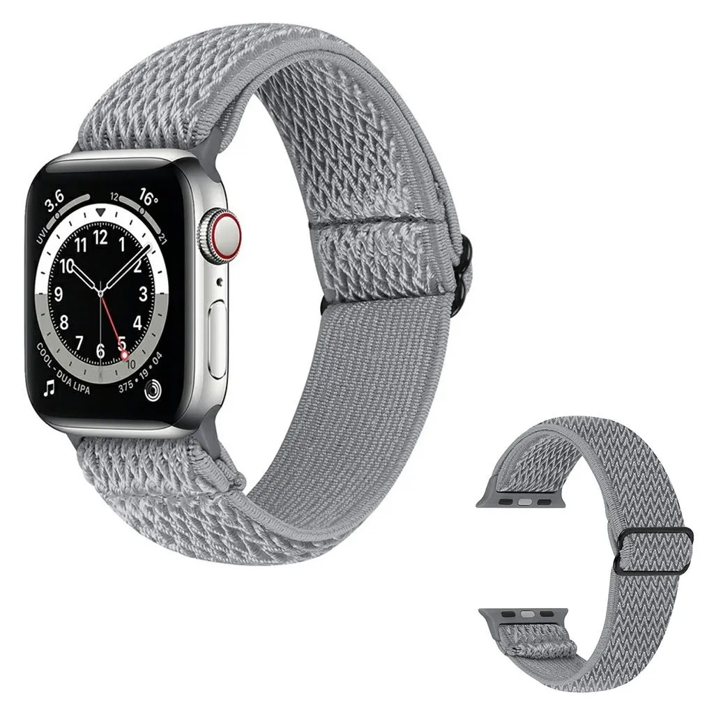 Apple Watch 40 mm klokkerem i nylondesign - Grå