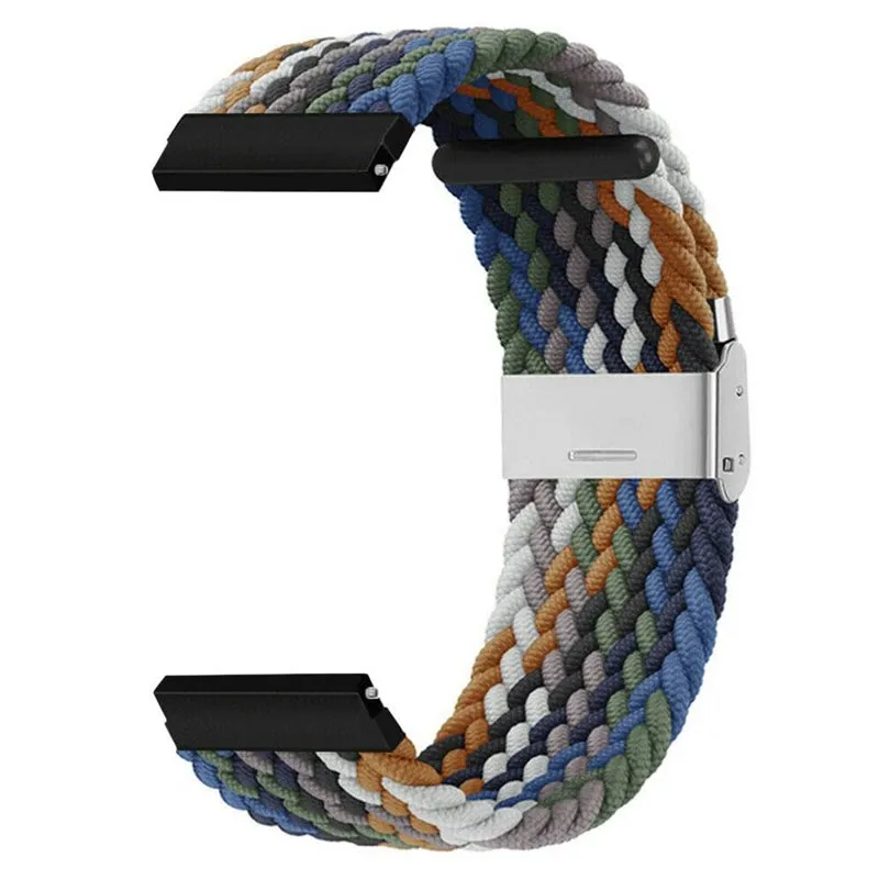 Flettet elastisk klokkereim til Garmin VivoActive 4 - cowboy