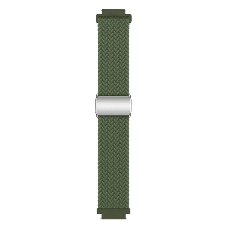 Flettet magnetisk klokkereim til Garmin Venu 2s - Army