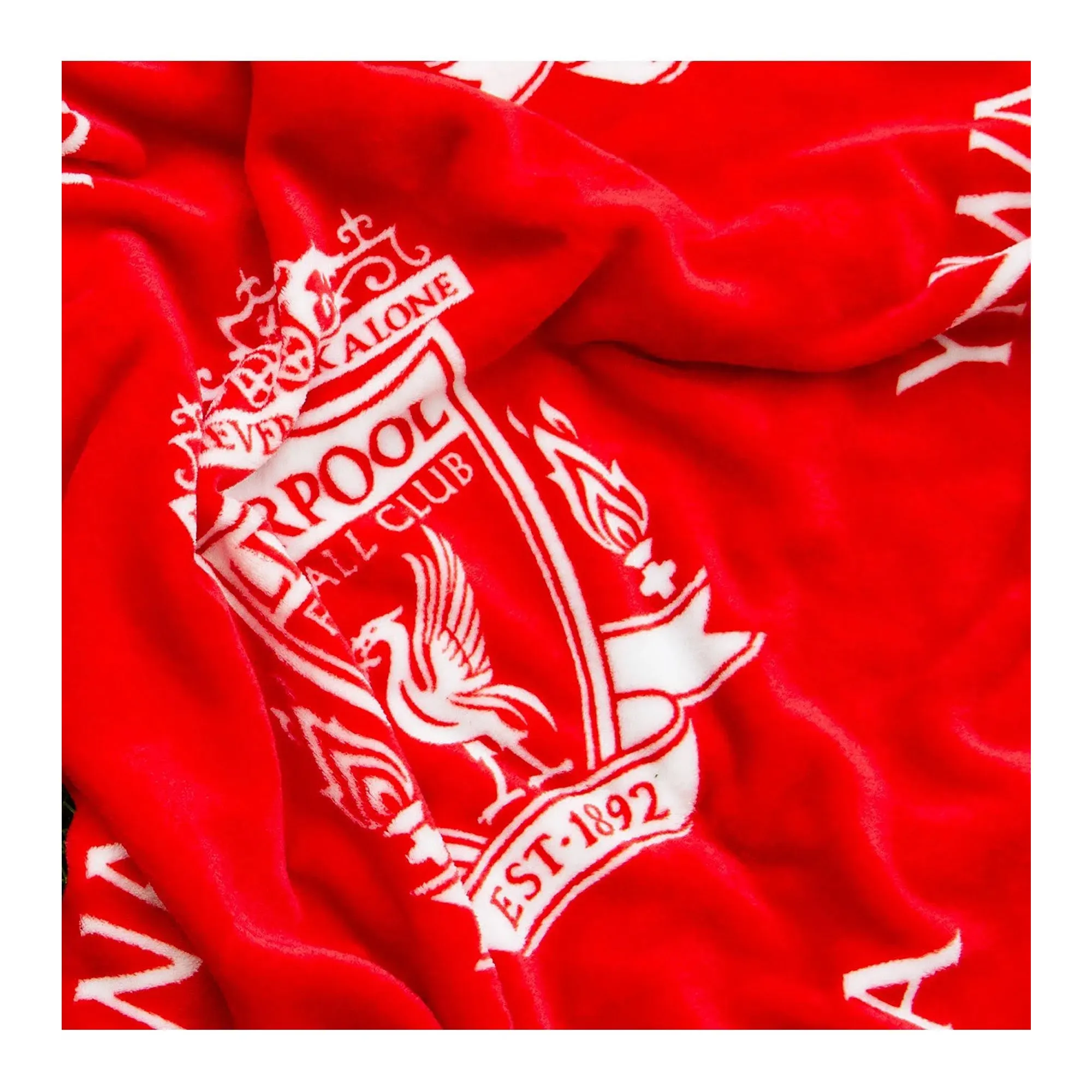 Liverpool FC YNWA Rotary Fleece Blanket
