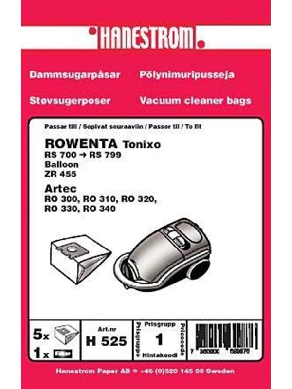 hanestroem Vacuum Cleaner Bags - 5 pcs