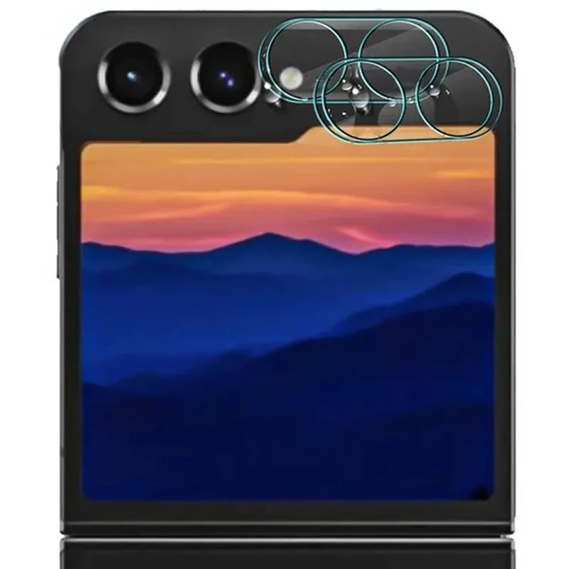 2 pak Kameralinseglass til Samsung Galaxy Z Flip 7 FE - Gjennoms