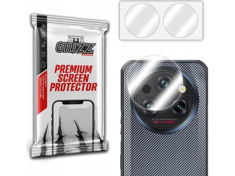 GrizzGlass glass til GrizzGlass HybridGlass kamera til Oukitel WP35