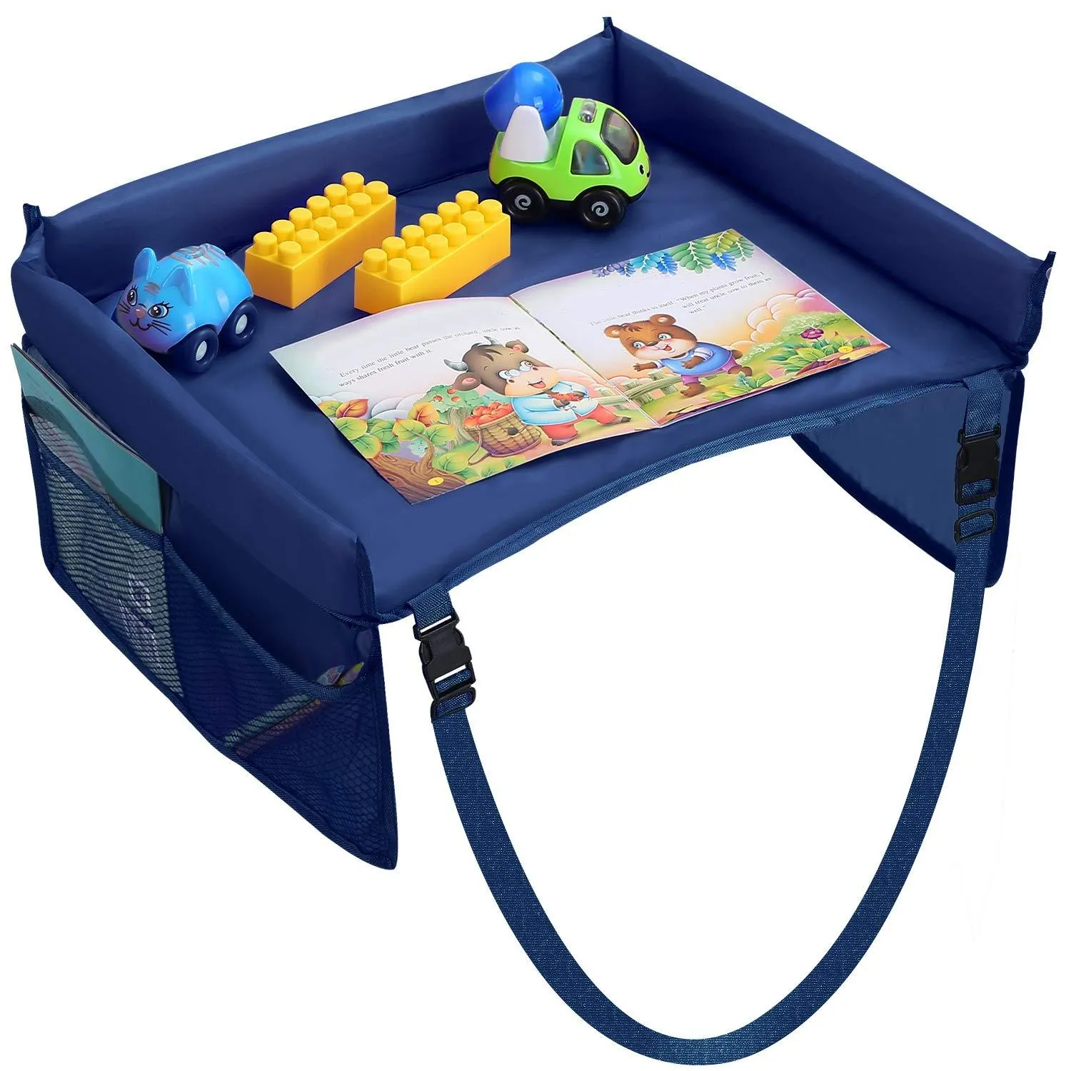 Blue Play-bord for bilstol