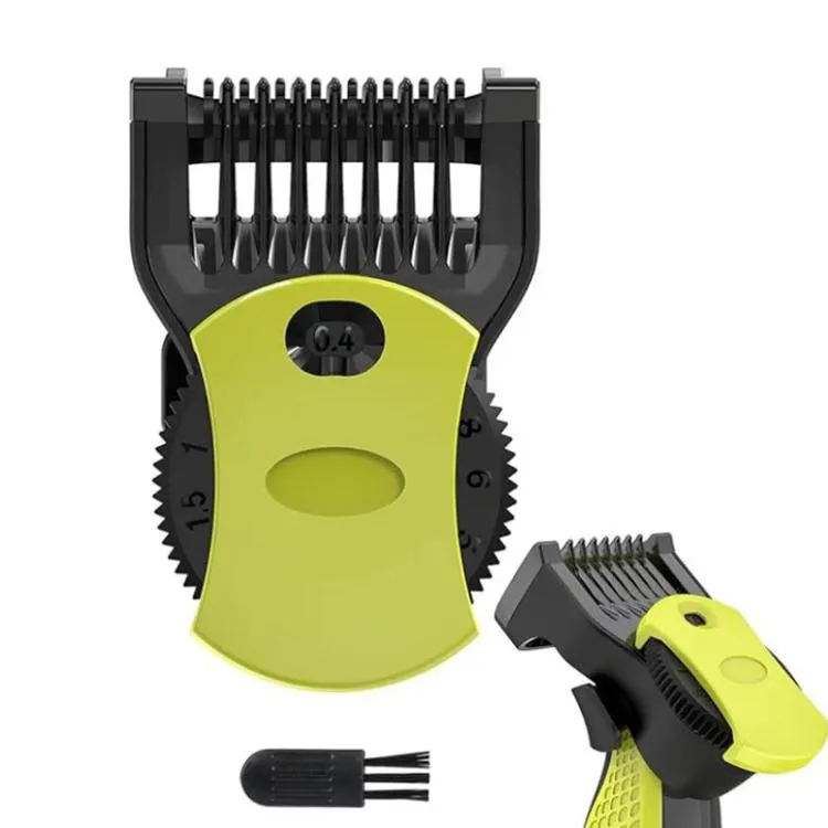 Præcisionskam med 14 længder til Philips Oneblade QP26 / QP25 / QP27-serien - Sort/grøn