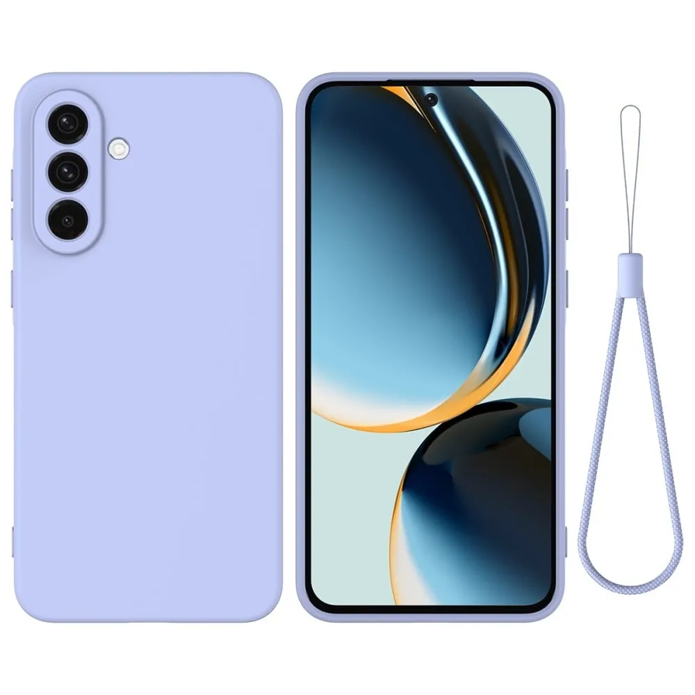 Matt flytende silikondeksel for Samsung Galaxy A56 - Lilla