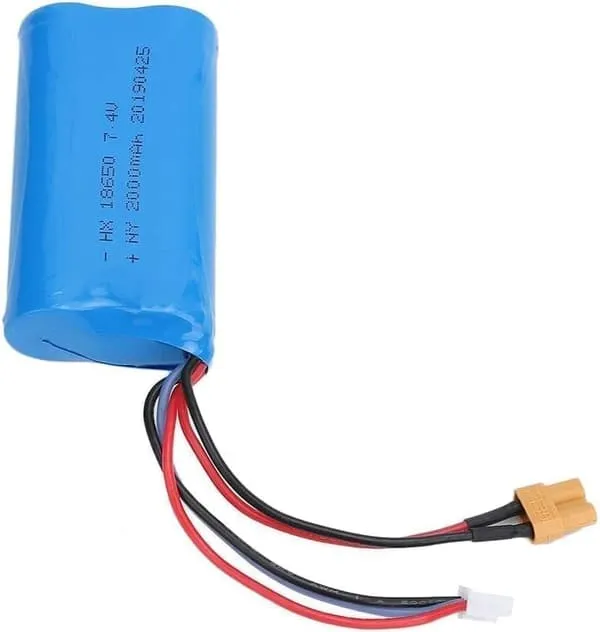 Huina 580 550 583 582 1580 1583 7.4V 2000mAh 2S XT30 Plugg - Tilbehør til Fjernstyrte Leker Lipo Batteri