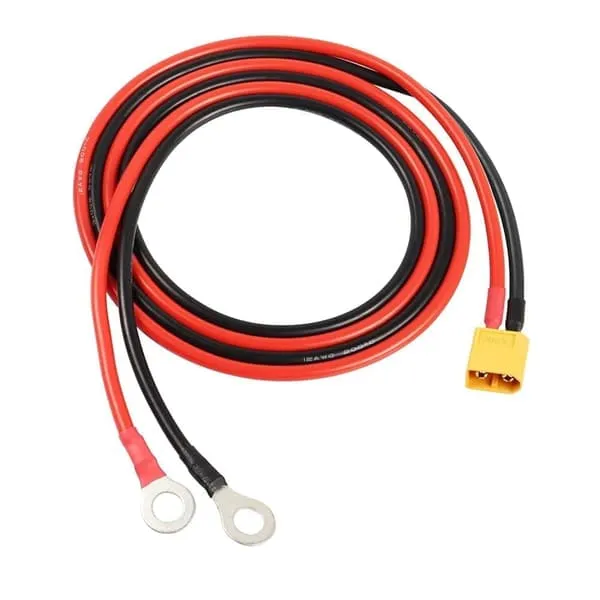 XT60 A O Ring XT60 Hann A O Ring Koblingskabel, med 1 Mt 12AWG for RC Lipo Batteri FPV(1M) - Tilbehør til Fjernstyrte Leker Kabel